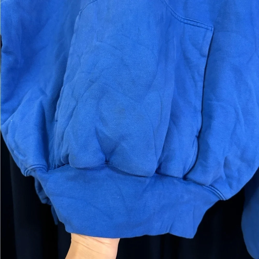 Blue double layere Yeezy GAP Hoodie